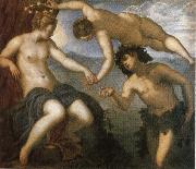 Jacopo Tintoretto Bacchus and Ariadne Norge oil painting reproduction